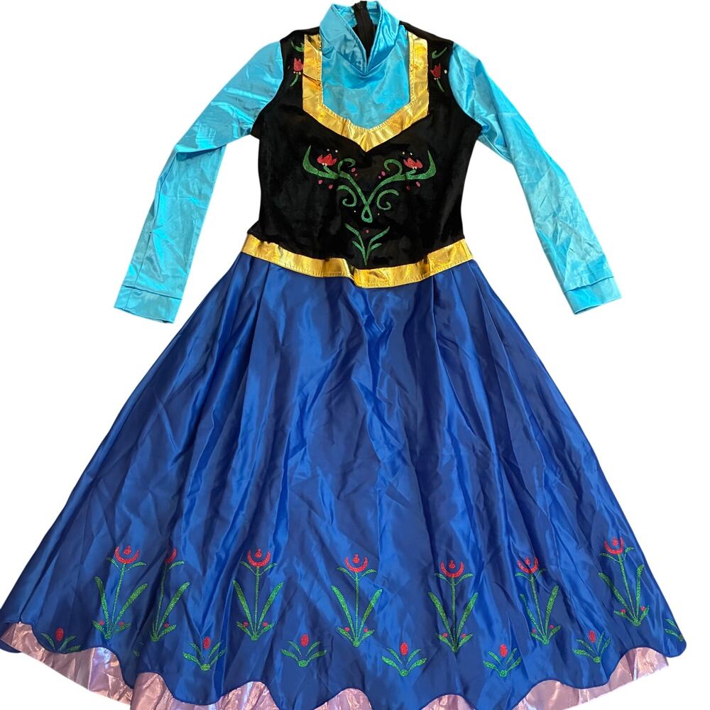 Disney Frozen Ana Adult Small Costume Anna dress halloween